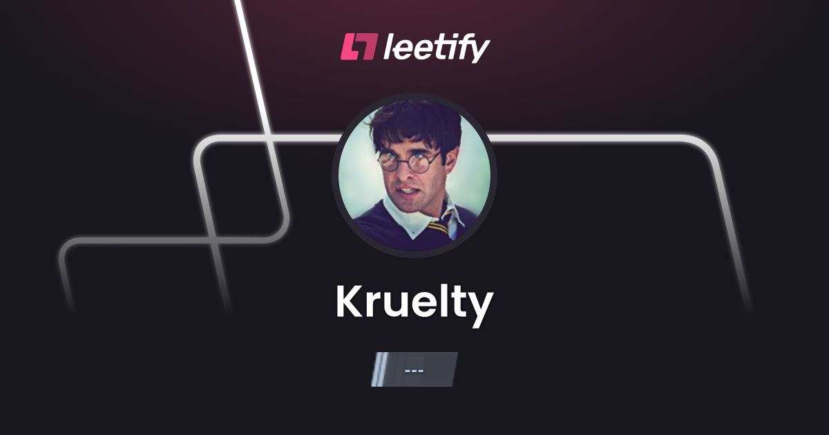 Kruelty - CS2 Stats and Player Profile - Leetify