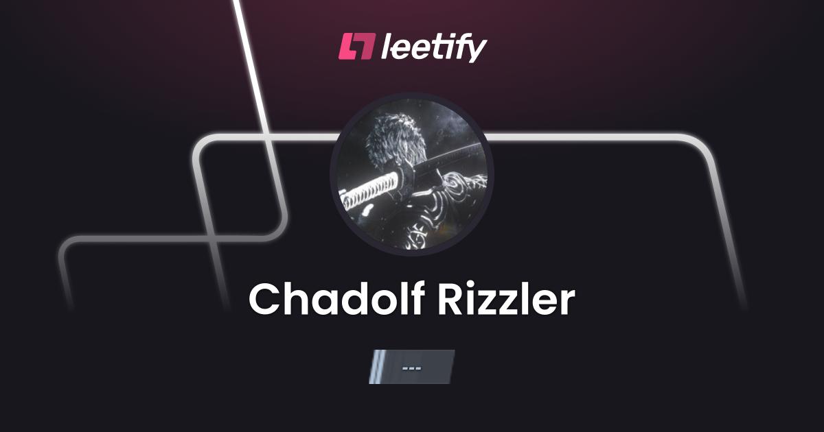 Chadolf Rizzler – CS2 Stats and Player Profile – Leetify