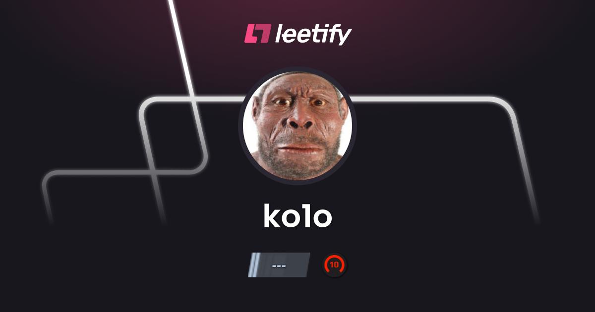 ko1o – CS2 Stats and Player Profile – Leetify