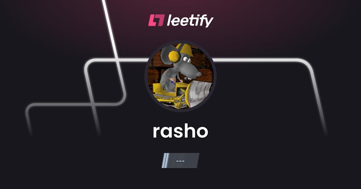 rasho - CS2 Stats and Player Profile - Leetify