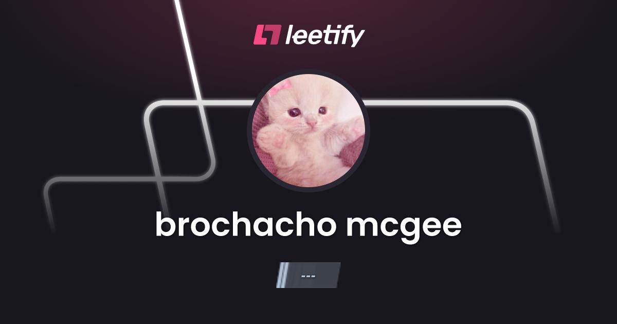 brochacho mcgee - CS2 Stats and Player Profile - Leetify