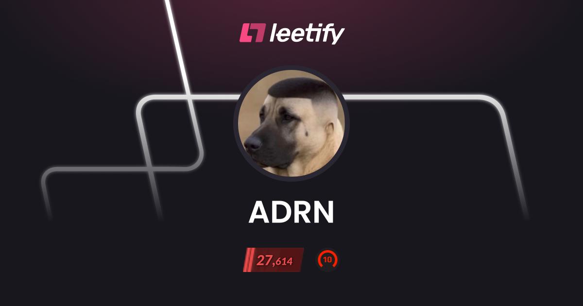 ADRN - CS2 Stats and Player Profile - Leetify