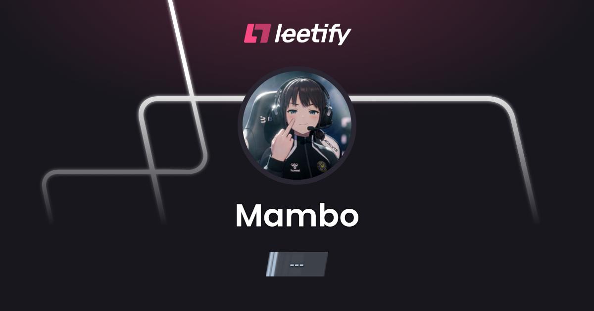 Mambo - CS2 Stats and Player Profile - Leetify