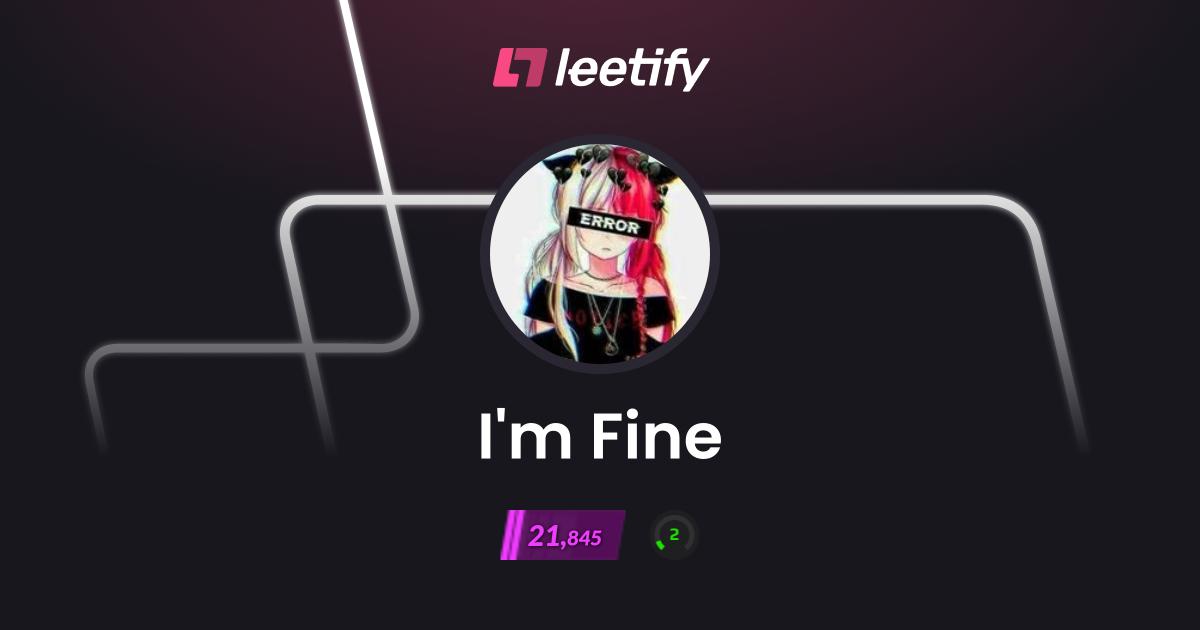 I'm Fine - CS2 Stats and Player Profile - Leetify