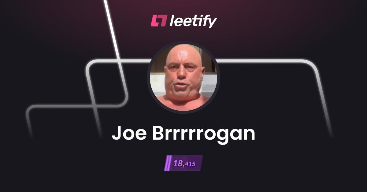 Joe Brrrrrogan - CS2 Stats and Player Profile - Leetify