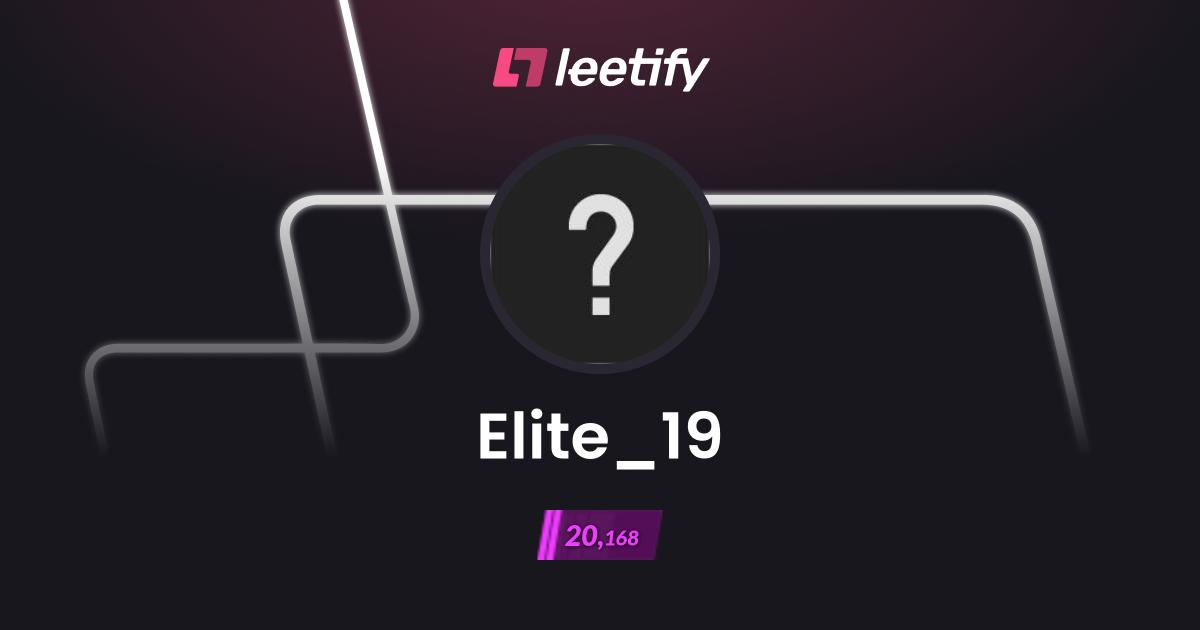 Elite_19 – CS2 Stats and Player Profile – Leetify