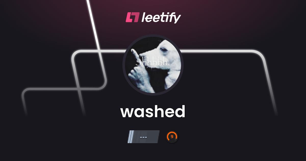 washed - CS2 Stats and Player Profile - Leetify