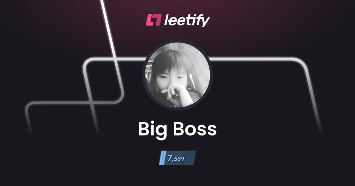 Big Boss - CS2 Stats and Player Profile - Leetify