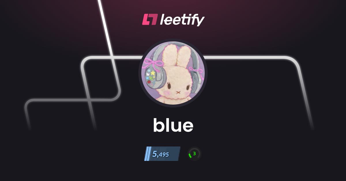 blue - CS2 Stats and Player Profile - Leetify