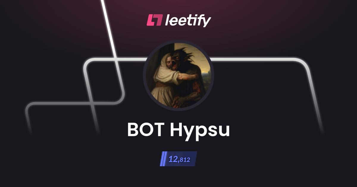 BOT Hypsu - CS2 Stats and Player Profile - Leetify