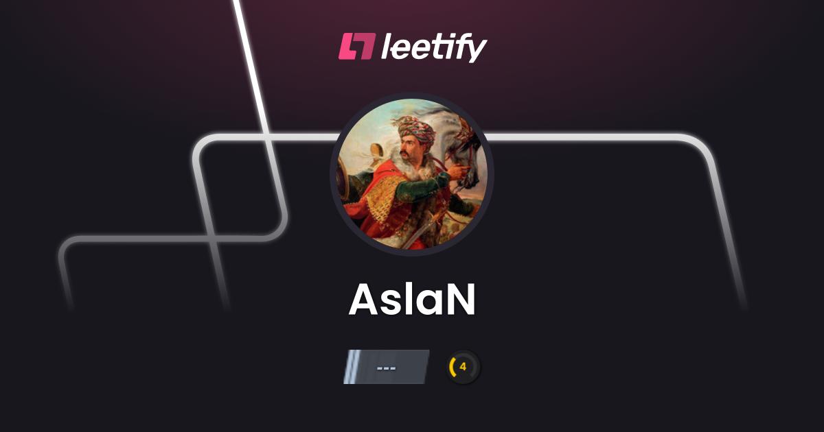 AslaN - CS2 Stats and Player Profile - Leetify