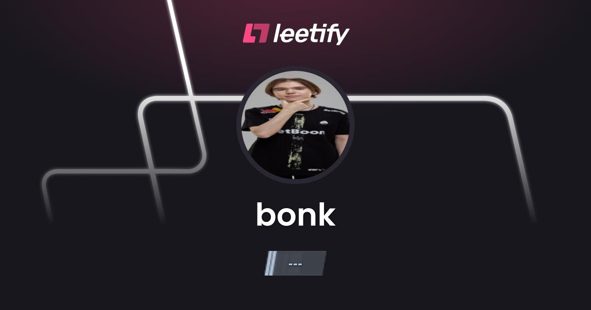 bonk - CS2 Stats and Player Profile - Leetify