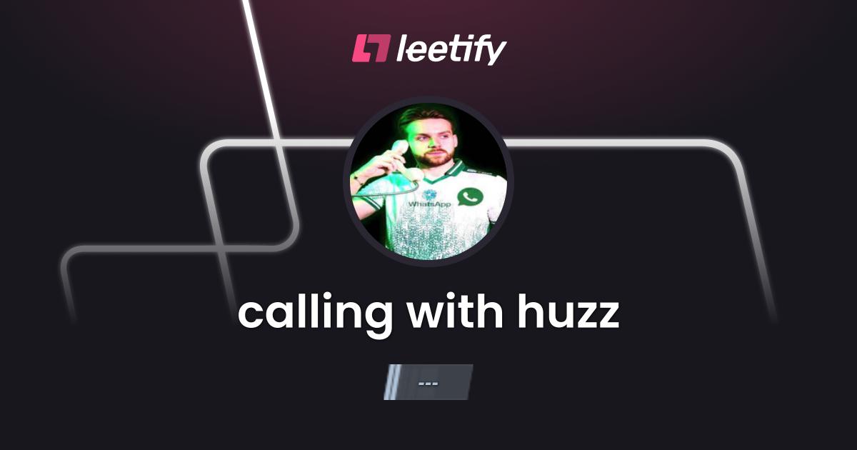 calling with huzz - CS2 Stats and Player Profile - Leetify