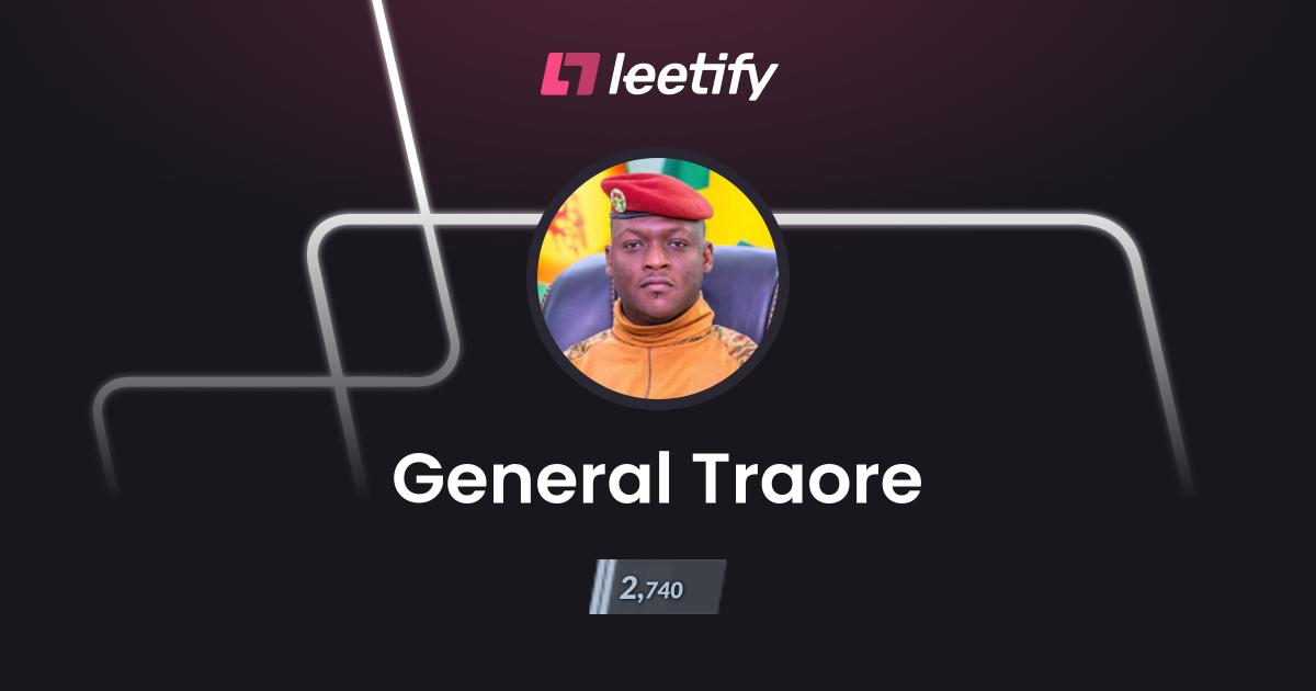 General Traore – CS2 Stats and Player Profile – Leetify