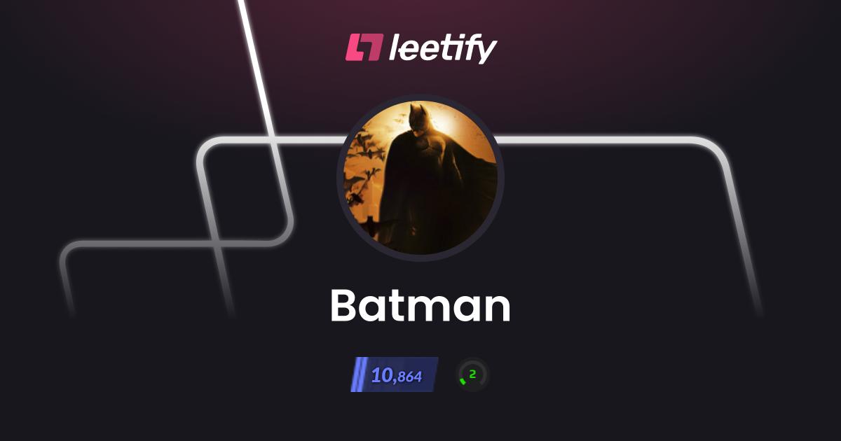 Batman – CS2 Stats and Player Profile – Leetify