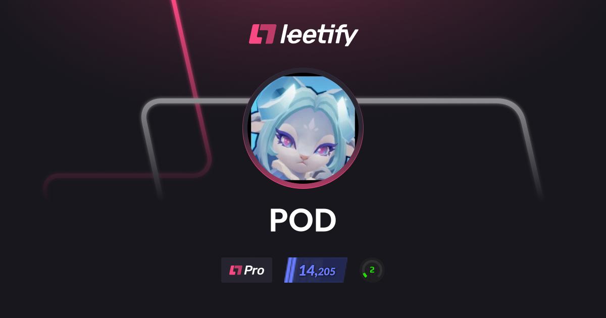 POD - CS2 Stats and Player Profile - Leetify