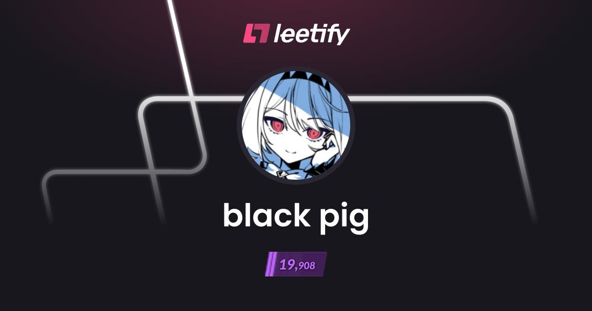 black pig - CS2 Stats and Player Profile - Leetify