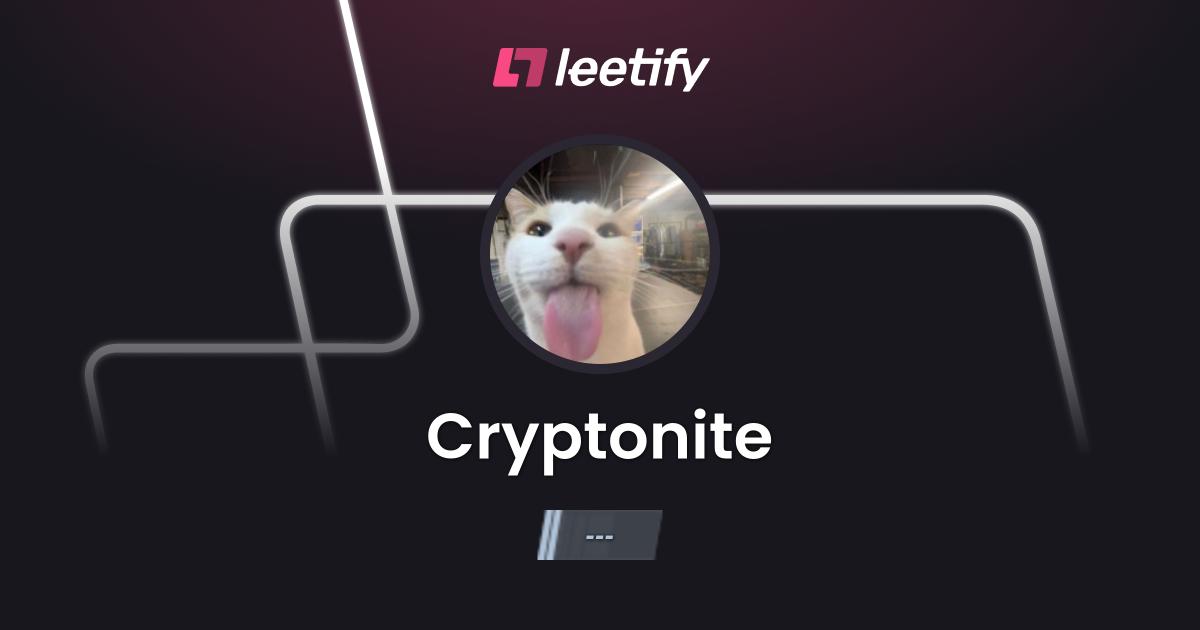 Cryptonite – CS2 Stats and Player Profile – Leetify