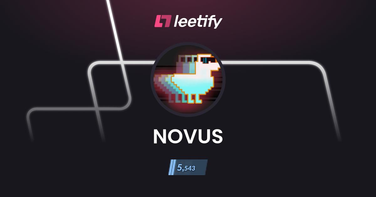 NOVUS - CS2 Stats and Player Profile - Leetify