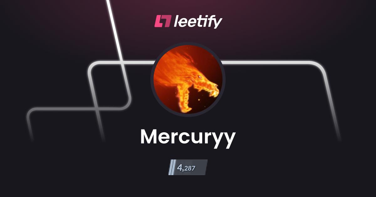 Mercuryy – CS2 Stats and Player Profile – Leetify