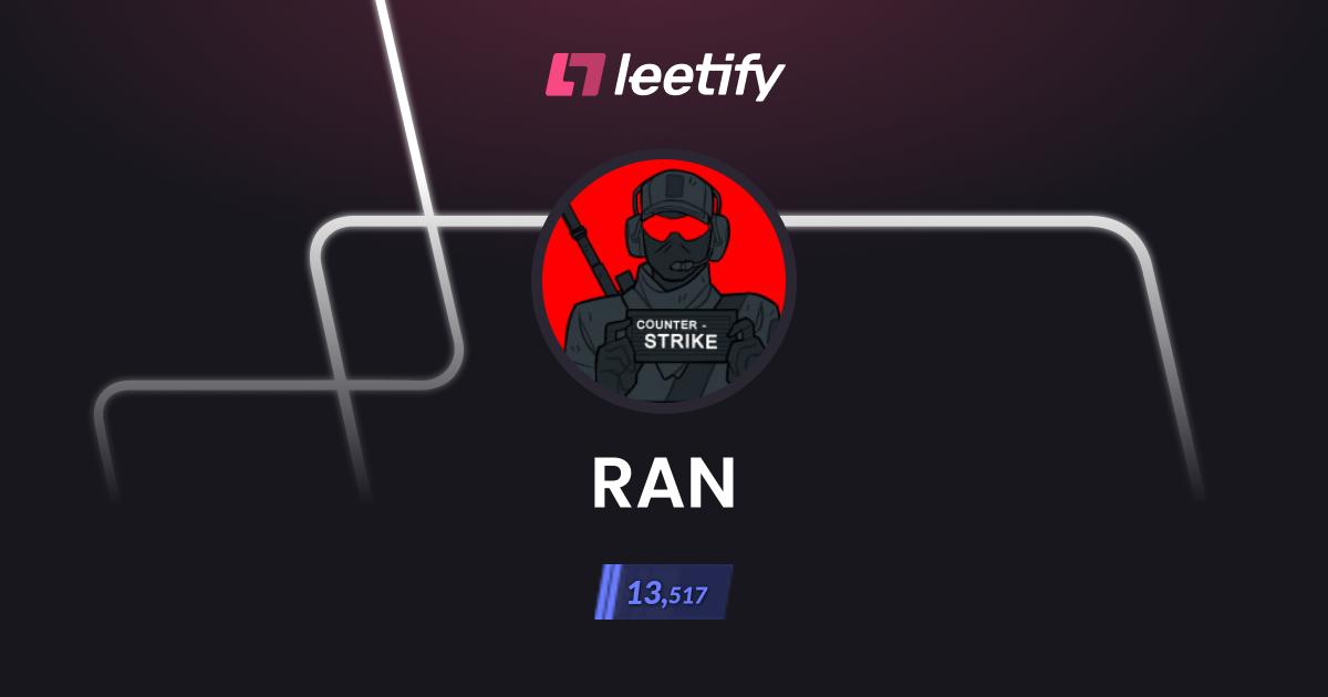 RAN - CS2 Stats and Player Profile - Leetify