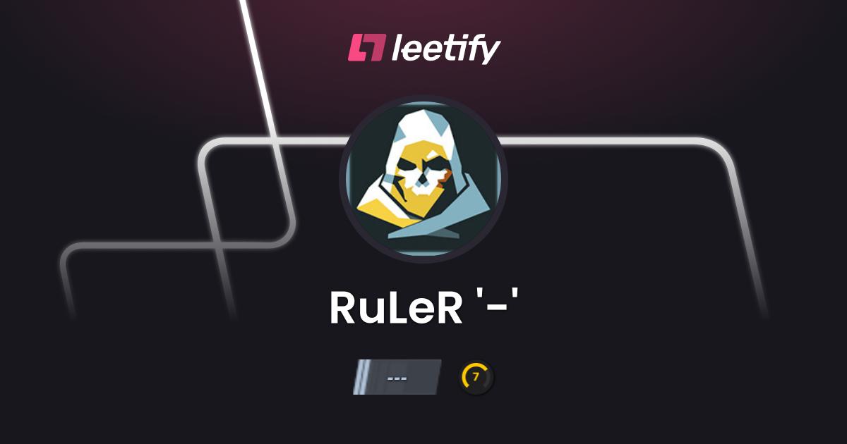 RuLeR '-' - CS2 Stats and Player Profile - Leetify