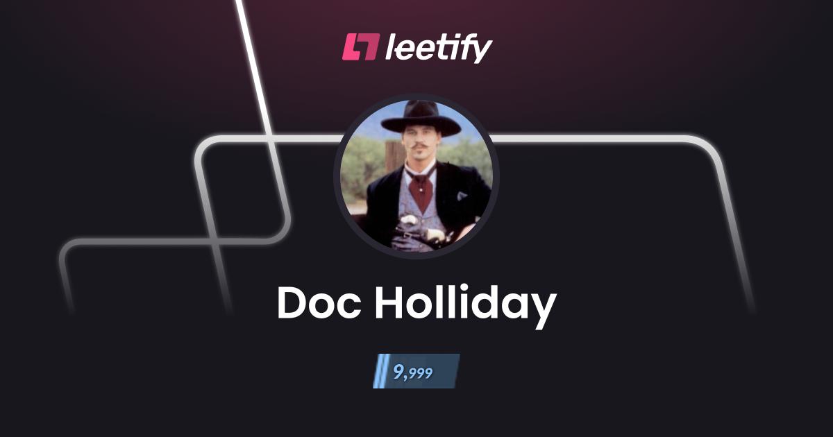 Doc Holliday - CS2 Stats and Player Profile - Leetify