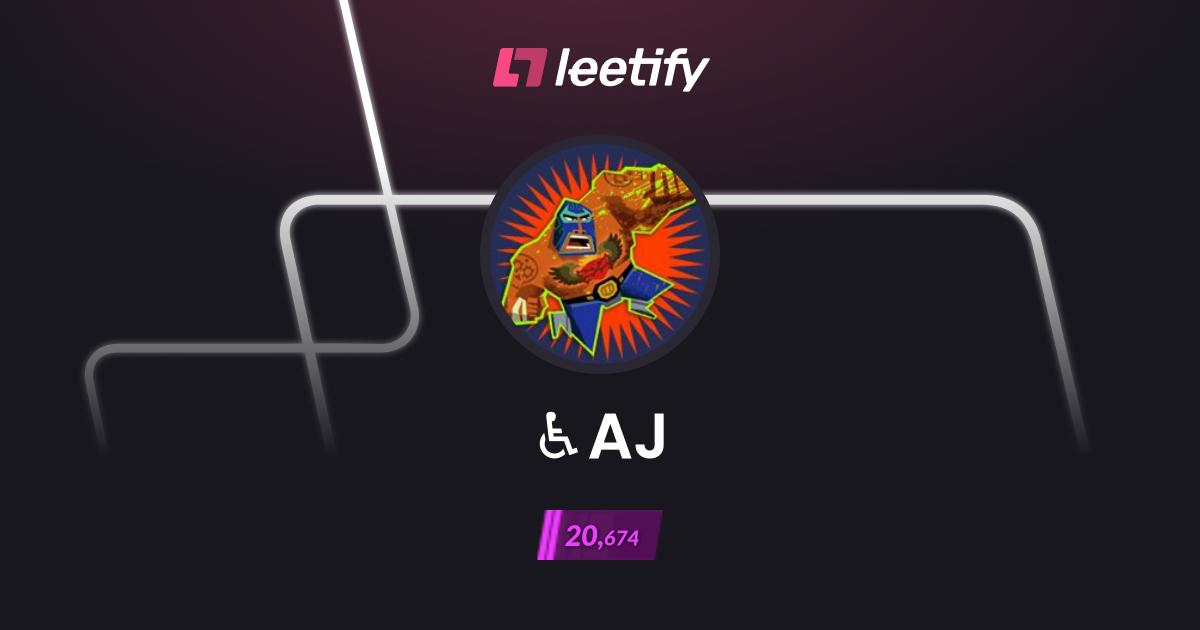 ♿AJ - CS2 Stats and Player Profile - Leetify