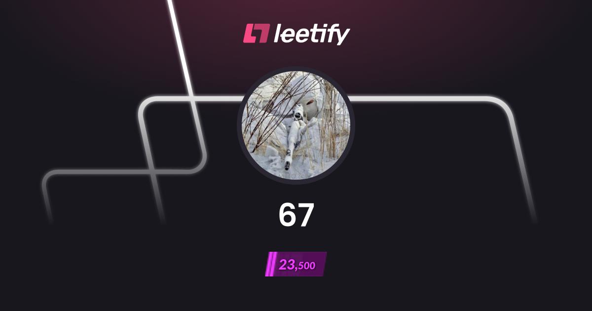 67 - CS2 Stats and Player Profile - Leetify