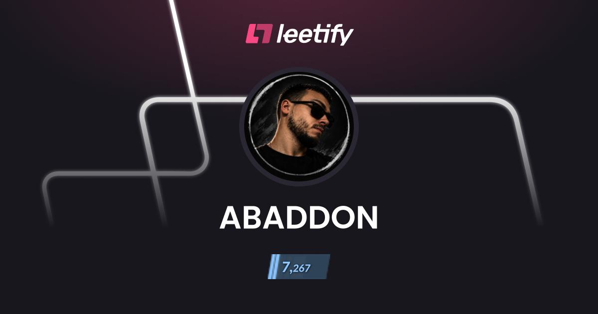 ABADDON – CS2 Stats and Player Profile – Leetify