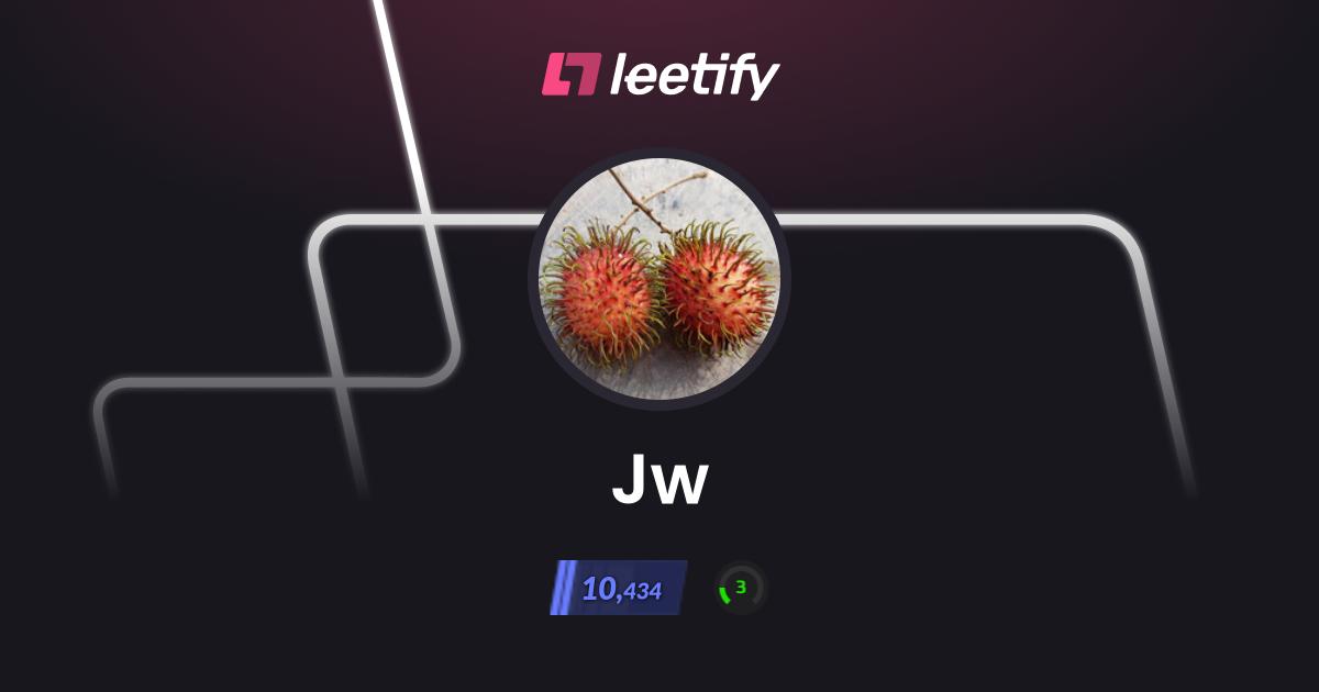 Jw - CS2 Stats and Player Profile - Leetify