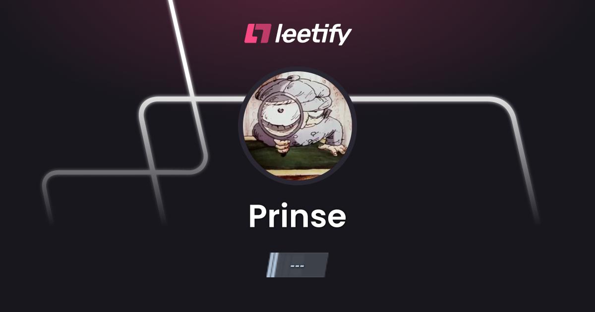 Prinse – CS2 Stats and Player Profile – Leetify